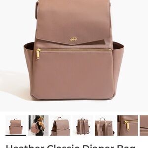 Freshly Picked Heather Classic Diaper Bag - Brown